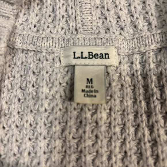 L.L. Bean Women’s Hooded Cardigan Sweater - Picture 7 of 8